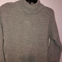 Boohoo Gray Turtleneck Sweater Dress Photo 4