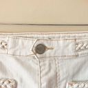 BDG High Rise Rope Braid Detail Boho Cream Shorts Size 29 Photo 3