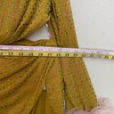 House Of CB  'Gina' Feathered Chartreuse Crystallised Maxi Dress NWOT size XL Photo 11