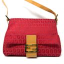 Fendi Rare  Large Red Mama Zucca Baguette Photo 12