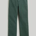 Madewell  The '90s Straight Utility Pant in Canvas Old Spruce Green Size 25 Photo 0