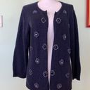 Coldwater Creek  Cashmere Blend Bling Cardigan L 14 Photo 0