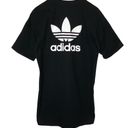 Adidas  Trefoil Oversized Mini T-shirt Dress Tee Oversize Black, size Small Photo 2