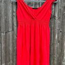 Soprano Surplice Sleeveless Casual Mini Summer Sun Dress in Red - Size Medium Photo 17