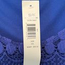 Tiana B  Dress Blue Embroidered Lace Scoop Neck Shift Dress Sz XXL NWT Photo 12