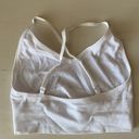 Loft NWOT The  white ribbed racer back bralette / crop top Photo 4