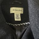 st. john's bay  Womens wool Blend Pea coat Button Jacket Womens Petite Small Photo 4