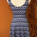 Divided 3 for 20 $ bundle  blue striped xs skater tank dress Photo 6