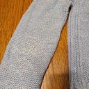 Lou & grey  Sweater Women's Medium Pullover Baby Blue Chunky Knit Scoop Neck Photo 10