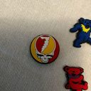 Grateful Dead  set of 5 croc charms
NWOT Photo 3