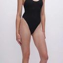 Good American  black always fits one swimsuit one piece size 3/4 L/XL Photo 0