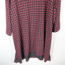 Houndstooth Catherines Plus Size 2X Top 22W 24W Red Black  Scoop Neck Stretch 236 Photo 6