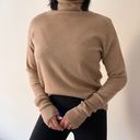 Wilfred  Aritzia Brown 100% Merino Wool Turtle Sweater Size M Photo 9