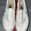 Vans White Slip-ons Photo 0