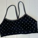 Lululemon  Flow Y Bra polka ghost dot black slate size 8 Photo 0