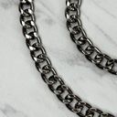 Chunky Dark Silver Tone Chain Link Purse Handbag Bag Replacement Strap Photo 6