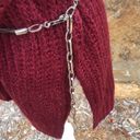 Debut  burgundy light weight turtleneck sweater size M/L Photo 2