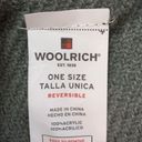 Woolrich  reversible blanket wrap poncho one size gray black soft acrylic Photo 1