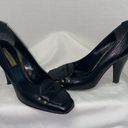 Burberry  Italy Leather studded accents Black High Heels size 38 ( 7 in US ) Photo 1