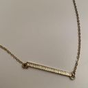 The Bar Gold and rhinestone necklace Photo 3