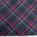 Talbots Outlet Classic Skirt Tartan Plaid Wool Acadamia Dark Blue Purple Green 8 Photo 2