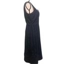 Oscar de la Renta OSCAR,  black cotton smooth and eyelet dress in size 12. EUC Photo 3