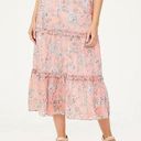 The Loft  Outlet Wild Flamingo Floral Tiered Maxi Skirt - Women NEW L Photo 0