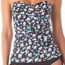 Anne cole  Twist Front Bandeau Tankini Swim Top Photo 0