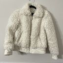 BCBGMAXAZRIA  faux fur faux leather fuzzy bomber jacket size XS Photo 0