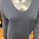 prAna  Milani V-neck Knit Sweater Nocturnal Blue Small NWT Photo 12