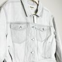 Madewell  Womens Jacket The Trucker Crop Jean Button Front Glenrich Wash Size M Photo 5