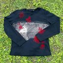 Y2k black and red gothic vampy long sleeve Size L Photo 8