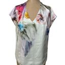 Ted Baker  Floral V Neck Blouse size XS Photo 1