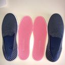 Rothy's  Riviera Pinstripe Shoes Womens 7.5 Blue Stripe Slip On Retired Rothy’s Photo 10