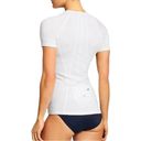 Athleta  Pacifica UPF White Quarter Zip Swim Cover Up Tank Photo 1