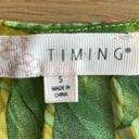 Timing Tropical tie front crop top Photo 3