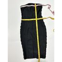 by the way. Mimi Lace Up Strapless Dress Black Lace-Up Bandeau Corset Mini Small Photo 9