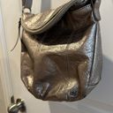 The Sak  bronze Fold-Over Flap Leather Cross-body Shoulder Bag Purse EUC. Photo 7