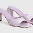 BY FAR Purple Lilac Romy Slip On Mule Sandals Size 7 Photo 0