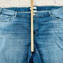 Lane Bryant  Mid Rise Girlfriend Crop Jeans 24 Medium Wash Flex Magic Waistband Photo 5