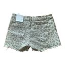 KanCan women's XL denim shorts gray leopard cheetah print grey jean cute 31 Photo 2