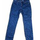 Talbots  Women Slim Ankle Cow Print Jeans Blue Size 4 Photo 0