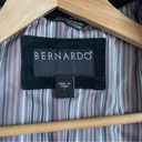 Bernardo  Nordstrom Suede Jacket Black Leather Zip Front Women’s Size Large L Photo 3