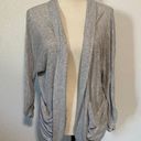 Say Anything - Women's Grey Cardigan Size XXL Pockets Photo 0