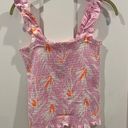 Billabong Pink Floral Tank Photo 0