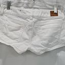 American Eagle denim shorts Size 0 White Photo 2