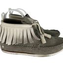 Rag and Bone  Ghita Suede Leather Fringe Moccasin Photo 5