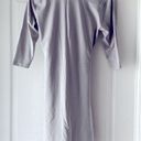 Patagonia Organic Cotton Gray V Neck Dress w/ pockets!Sm 3/4 length… Photo 2