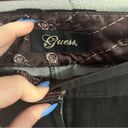 Guess  Pants Black Flared Leg Trousers with Floral Appliqué Embellishment Photo 4