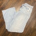 American Eagle Size 12 Low Rise Wide Leg Jeans Photo 0